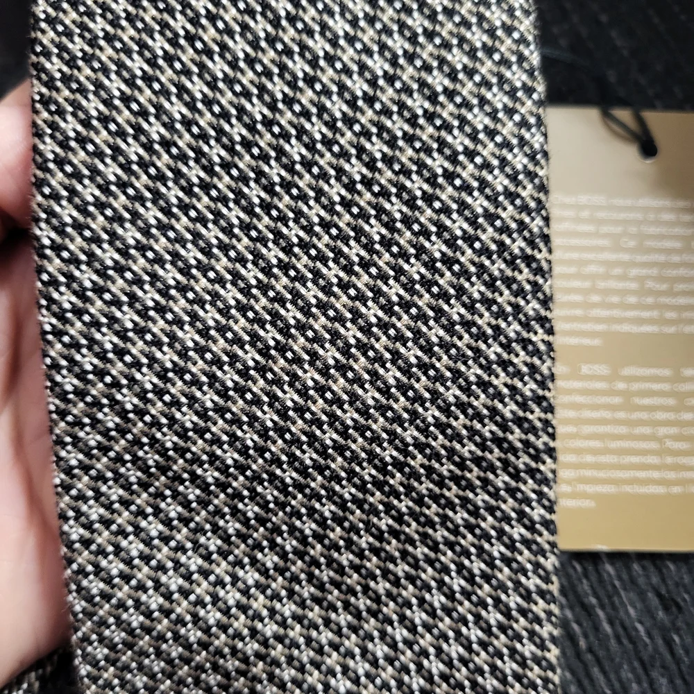 Nwt Boss‎ Brown Geo Print Men's Tie